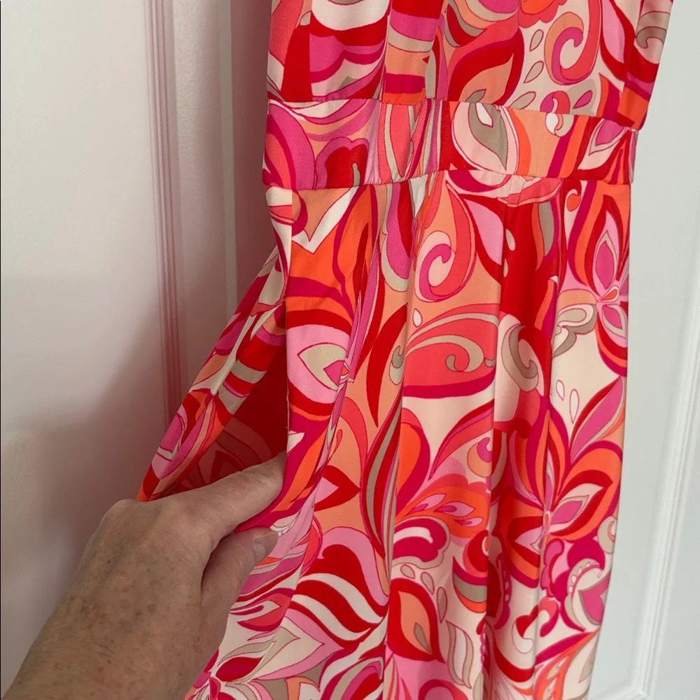 TAHARI halter neck midi dress - Picture 4 of 11